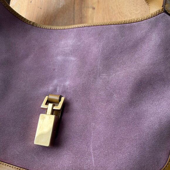 Gucci SUEDE Vintage Jackie O Pink Small - Picture 13 of 13